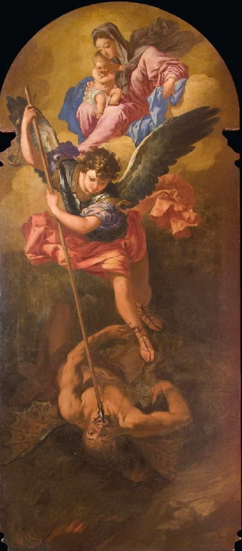 San Michele arcangelo sconfigge il demone - Museo Diocesano di Arte Sacra, Venezia
